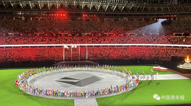 中国代表团|旗手苏炳添、欢乐的中国奥运健儿进场！独家画面来了