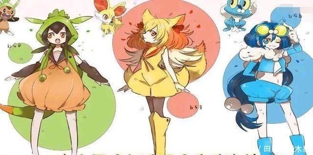 精灵宝可梦|精灵宝可梦精灵们集体拟人化,都是最靓的仔,女精灵太可爱!