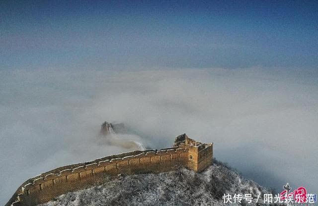 春雪云海映长城 人间仙境金山岭(组图)