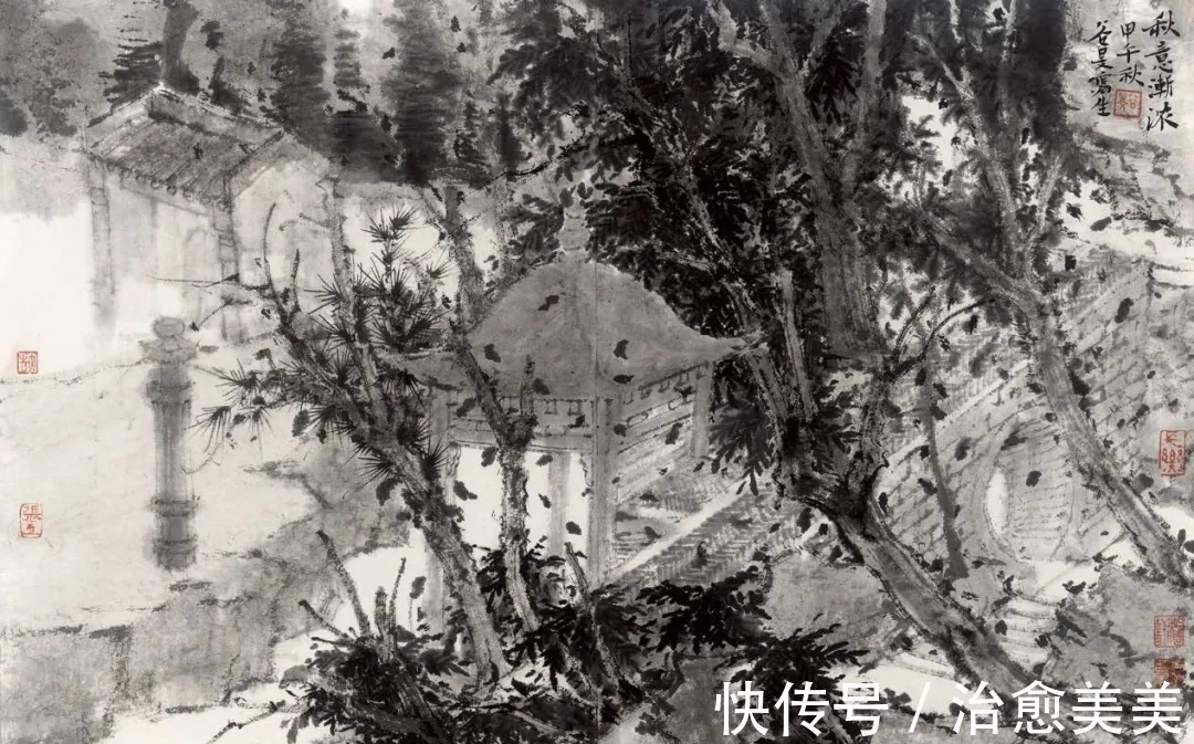 水墨!中国美院|二十多年来,他的水墨山水画影响了众多青年创作者