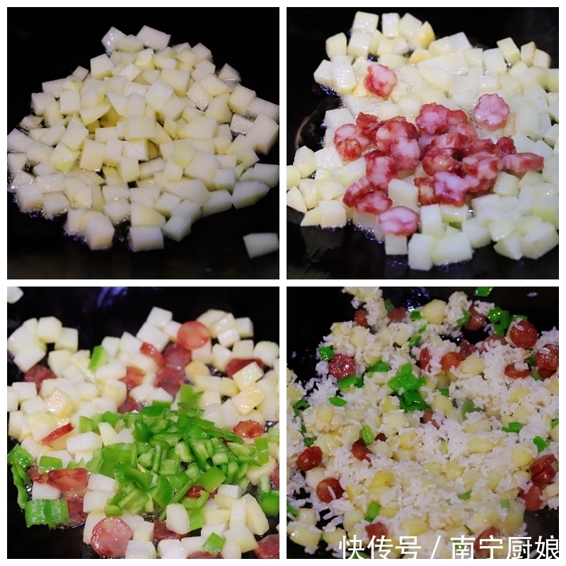腊味炒饭我只服这做法,做法简单又美味,我家一周连吃7次不嫌腻