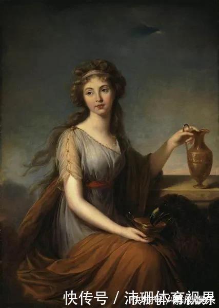 沙龙|法国18世纪著名洛可可女画家维吉·勒布伦肖像作品欣赏