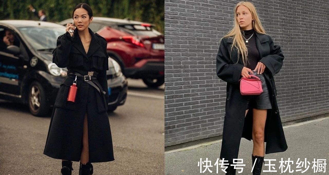 搭配 每个女人都有一件黑色大衣，学会这几种穿法，让你回头率百分百