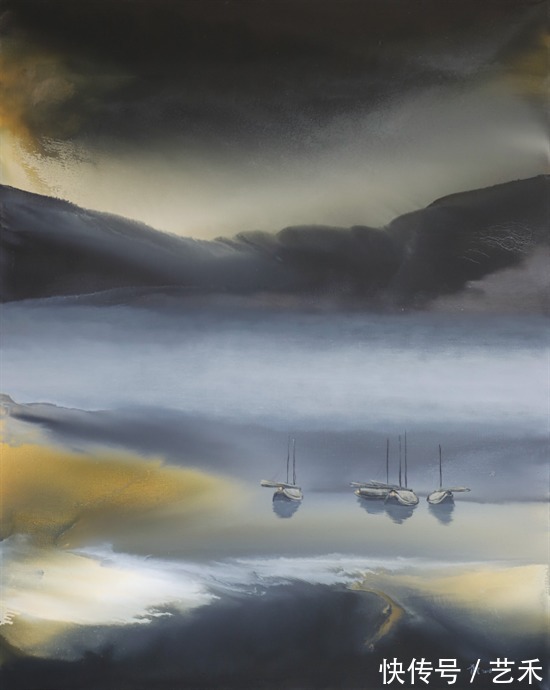 布面油画@薄云:新意象油画