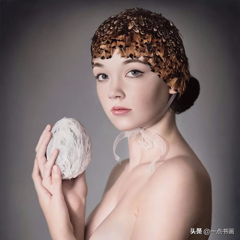 艺术家$瑞典女艺术家 安娜·哈尔丁·莫尔 写实作品欣赏