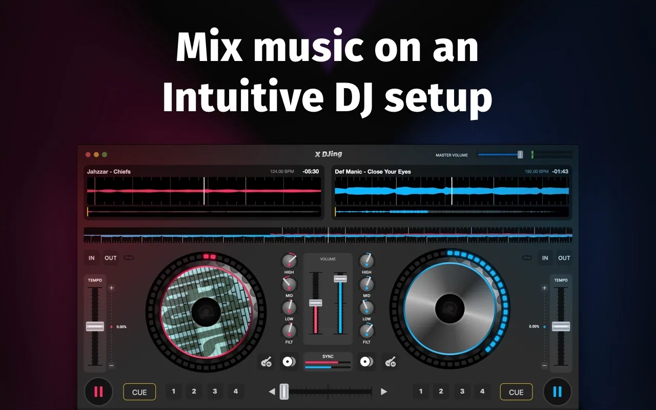 X Djing for Mac v2.1.6 MAS DJ派对音乐制作-下载否