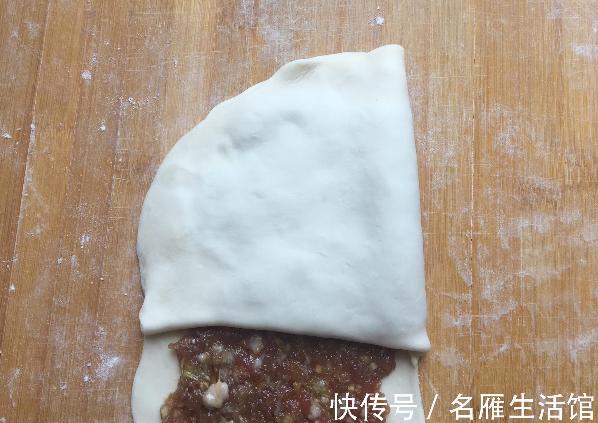 这样做出来的千层饼看着就馋，层层分明，太好吃了