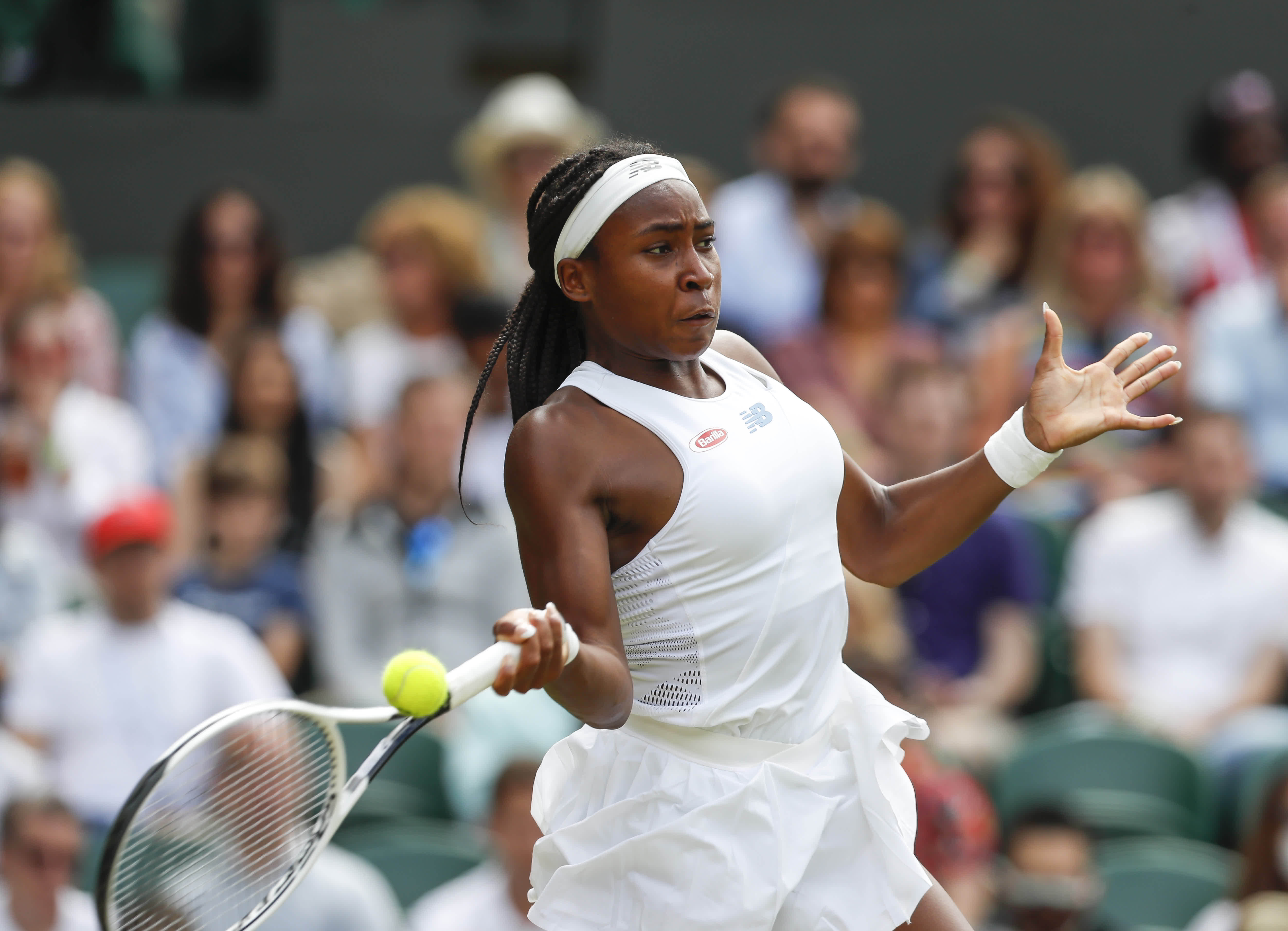 慶祝|(體育)網球——溫網:高芙晉級