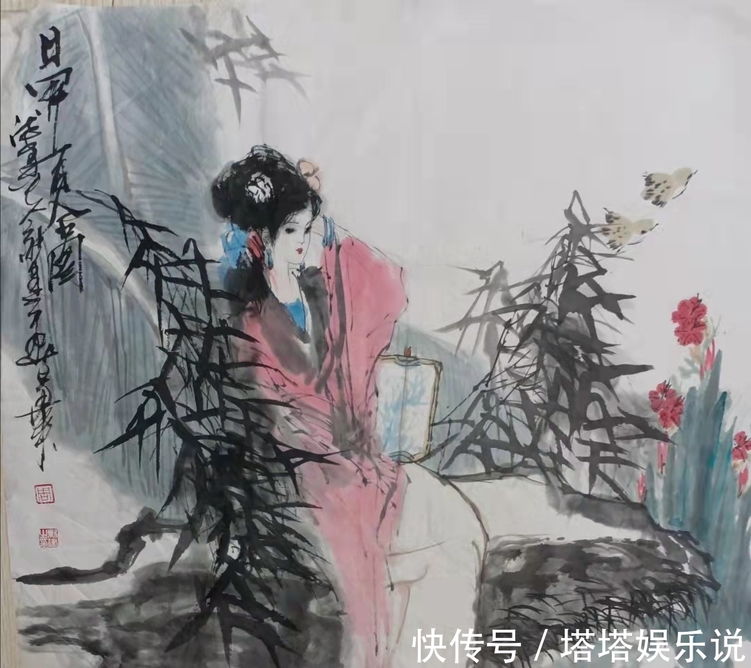 绘画者|周新建的水墨仕女图,筑就了中国传统绘画的新时代