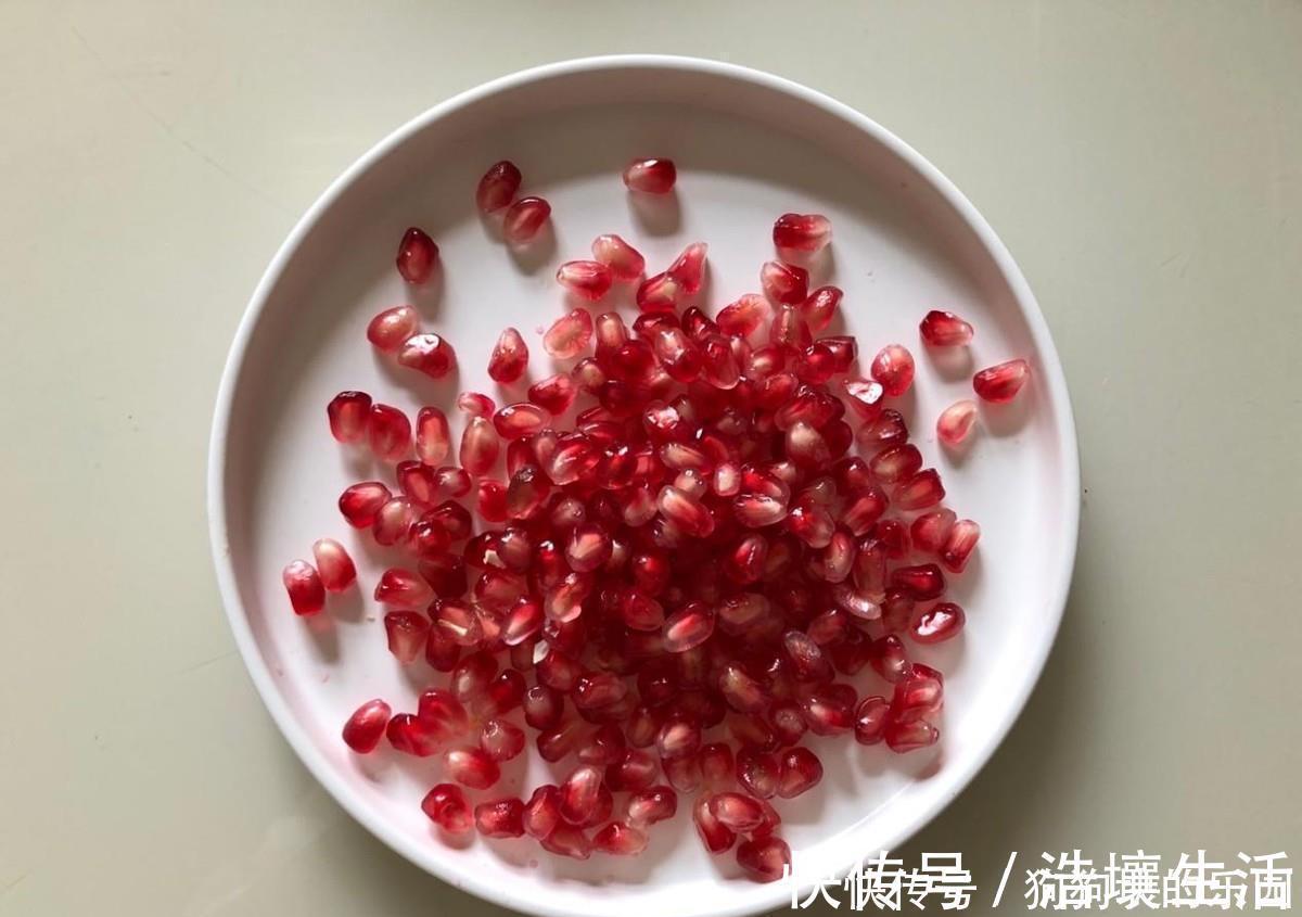 步骤|自制酸奶红石榴玫瑰冻，方法简单，大人小孩都爱吃