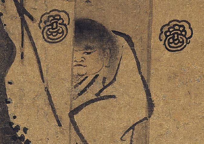  年前|700年前的古画，疑似出现穿越中的老虎，画中老人表情更奇怪