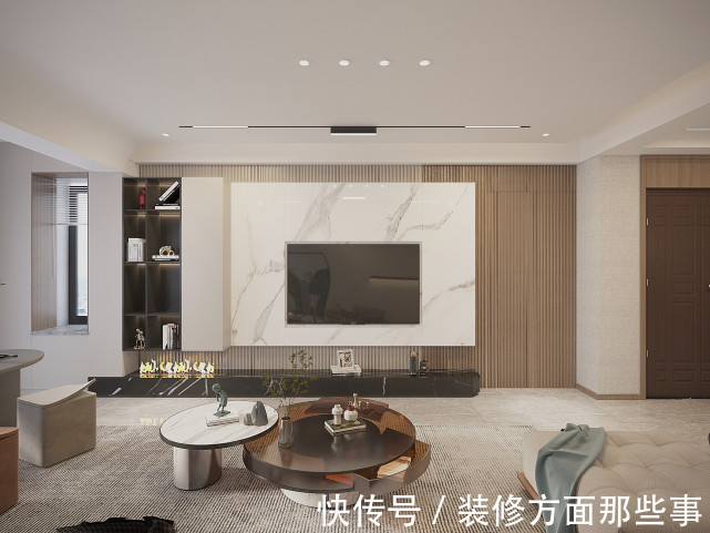 米色系|148㎡现代风,舒适与品质共存,尊重生活本身