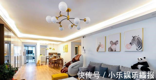 北欧风|108㎡新房全包9万2搞定,电视墙只装两块木板,闺蜜看完直夸有品位