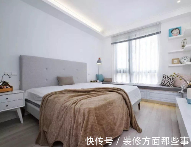 三居室|123平现代风三居室无浓烈的色彩和凌厉的线条,反而有和谐之美