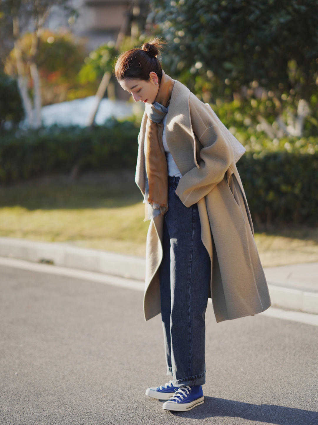 裤子|40+女人保暖重要,秋冬就要选加绒款裤子,时尚保暖同时兼顾