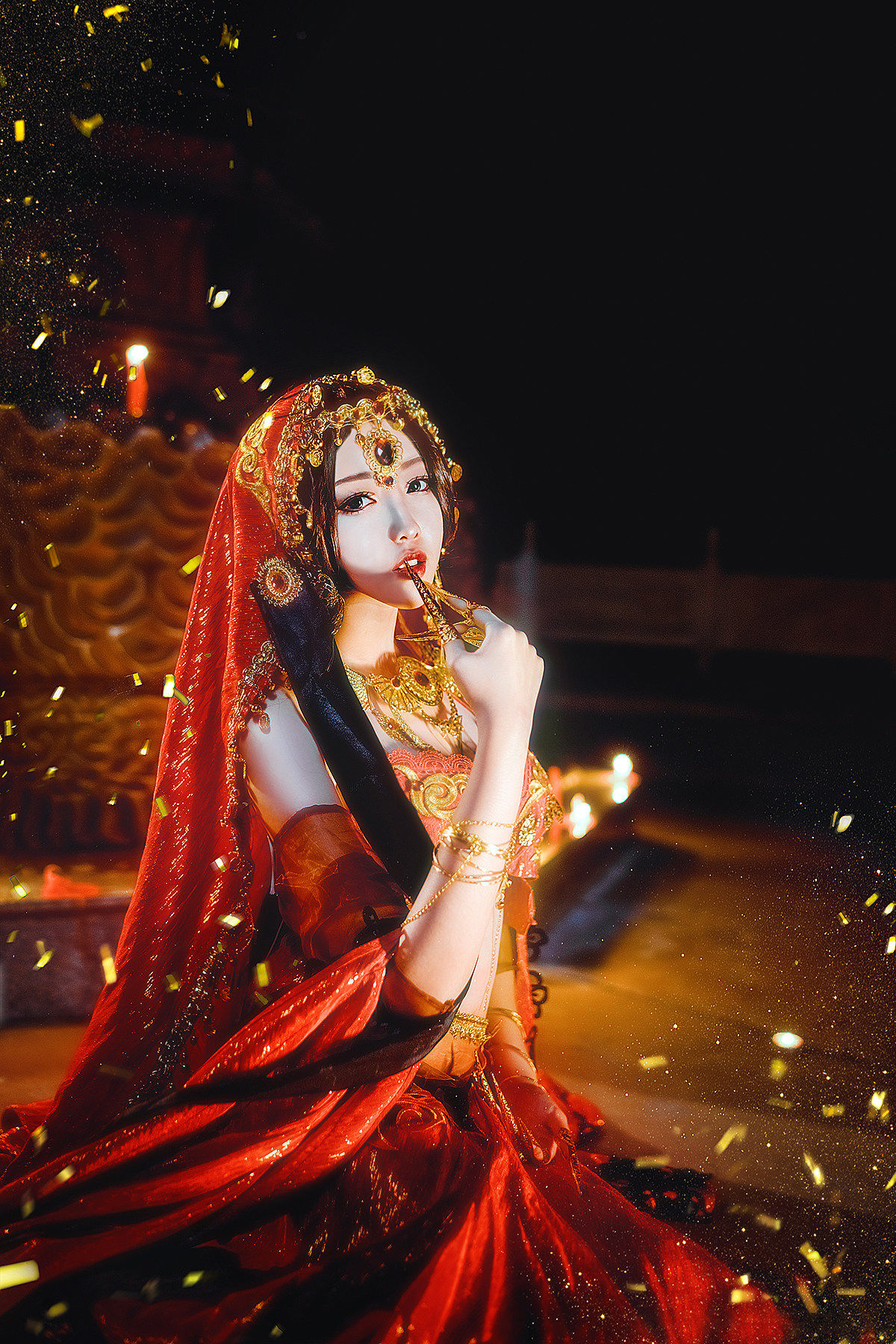 cospl劍網3 紅衣教探雪cosplay