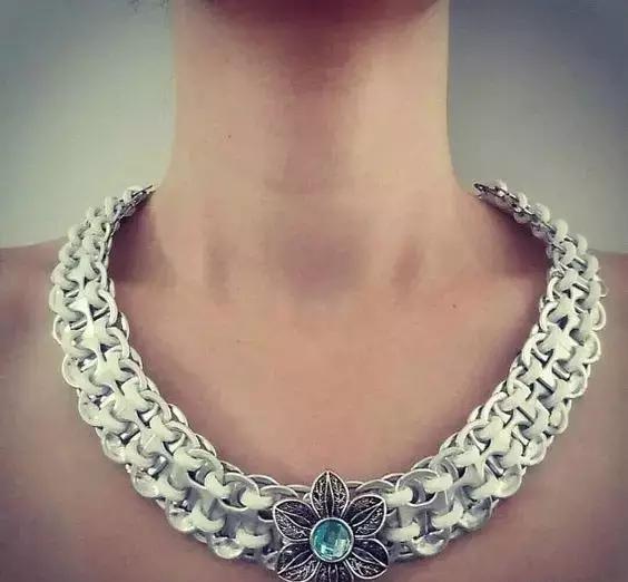 易拉罐喝完别扔，把环收集，简单的改一改，可做出很多妙用作品