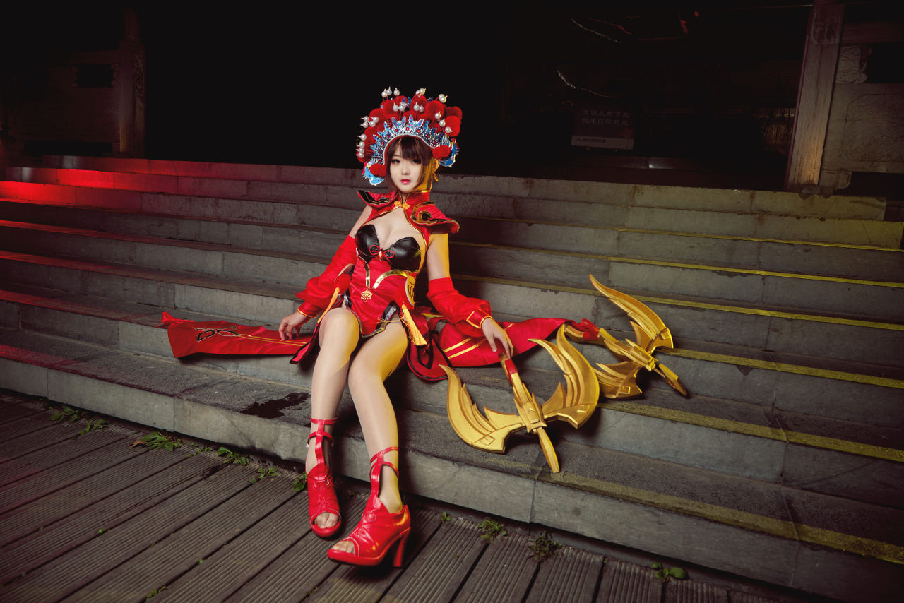 荣耀|王者荣耀 虞姬霸王别姬cosplay，妾随大王，生死无悔