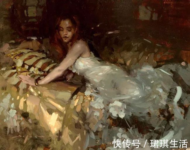 艺术家$艺术家杰里米·曼恩的油画,颜色既生动又大气!