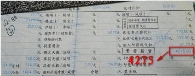 ksf|富士康普工怒晒4张工资条,网友:唉,这就是我们