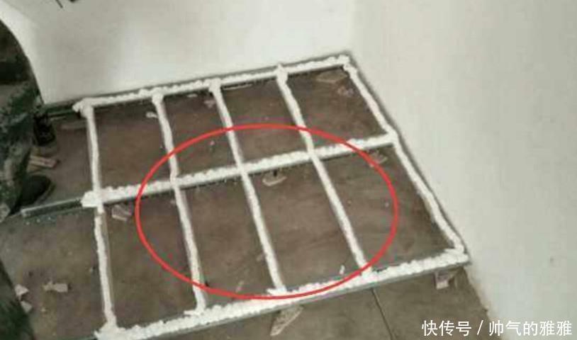 干铺|第一次看到这样铺地砖的，师傅说不仅施工方便，效果也好