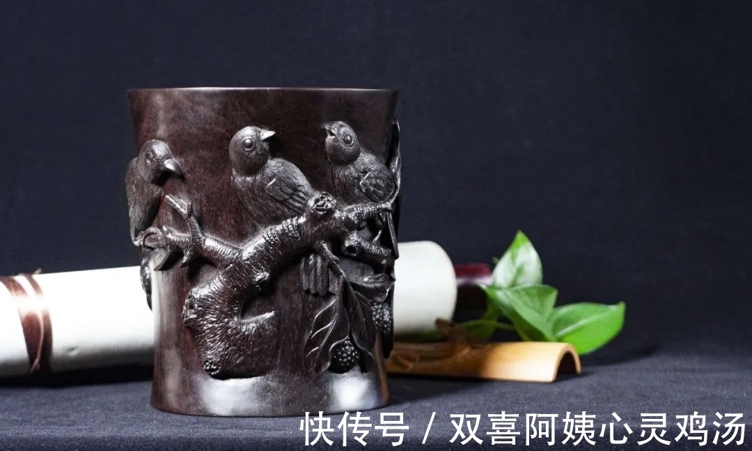 笔筒!清风木事|“文津阁在线”——小叶紫檀文房摆件专场精品选粹