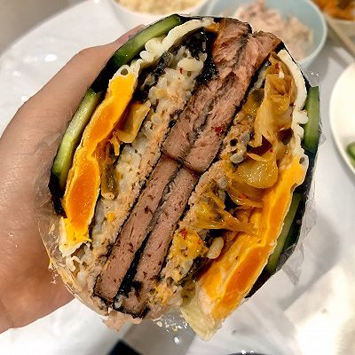午餐肉|韩式方形紫菜包饭