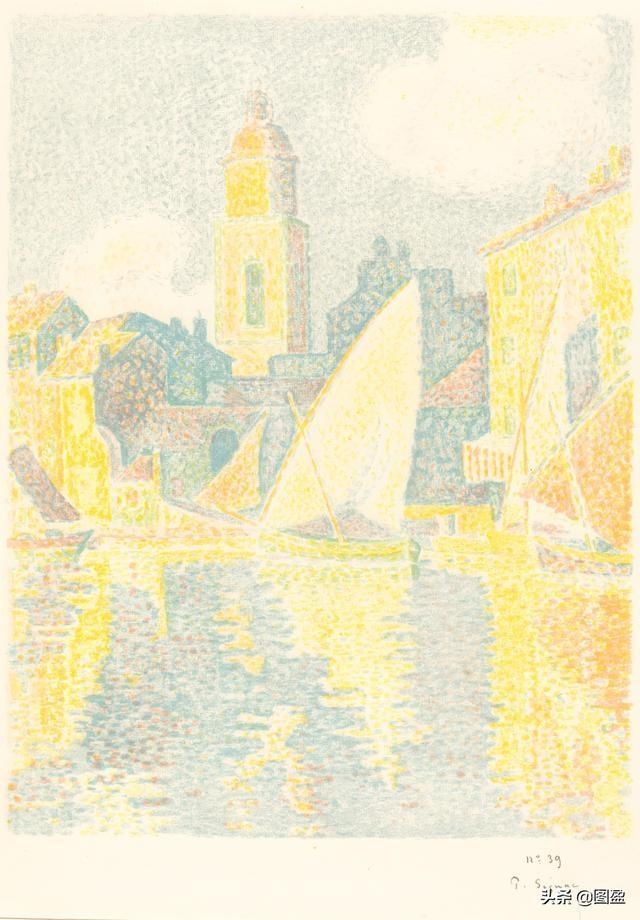 印象派|西尼亚克法国新印象派画家,曾与修拉合作,帮助了印象派的发展