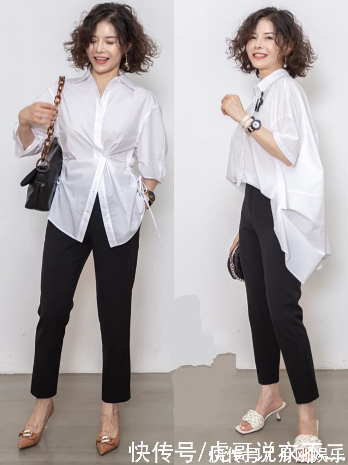 九分裤 优雅与年龄无关,学这位博主的衬衫搭配技巧,50岁依旧是时尚姐姐