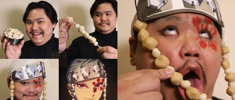 血鬼术|低成本Cosplay:血鬼术祢豆子,那个没有上限的男人又一辣眼神作