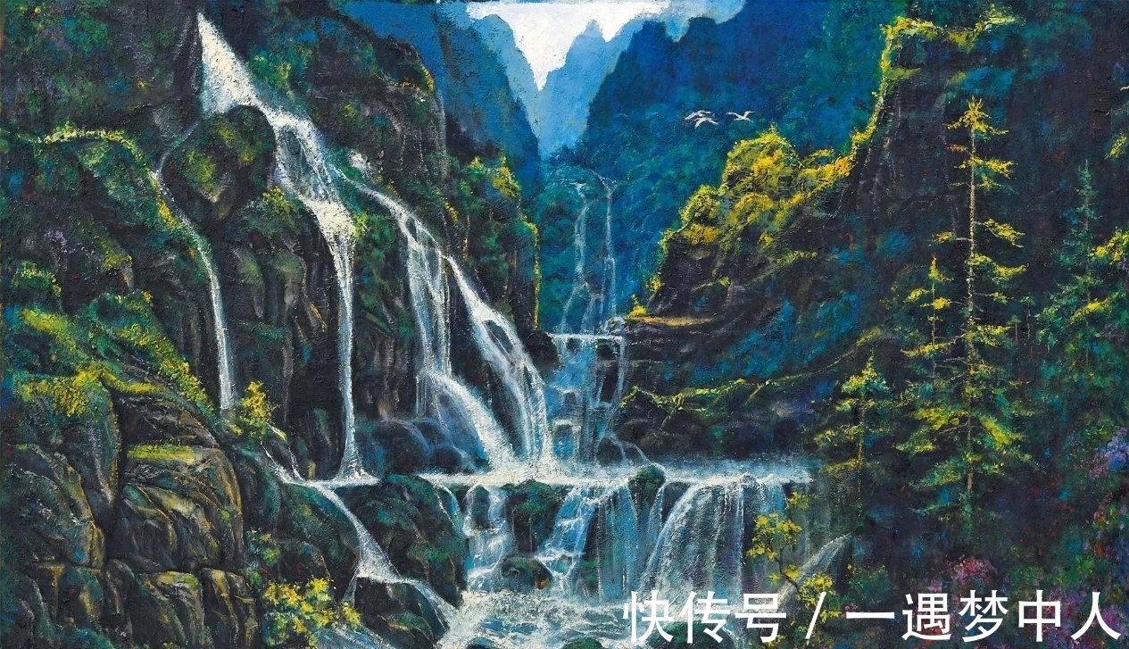 朱曜奎$朱曜奎:绝妙动人的山水画,开创中国山水油画新境界