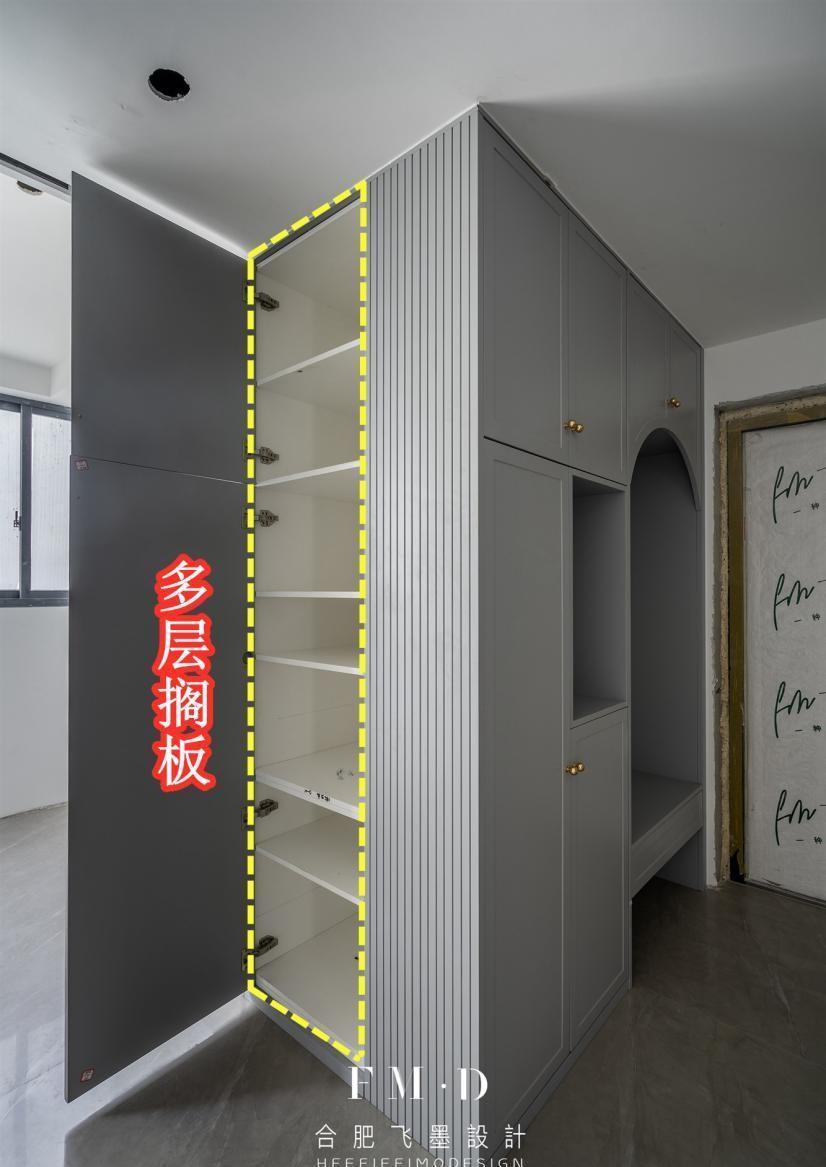 玄关|大户型如此任性,装2.3米双面柜打造“双玄关”,小户型也可以学