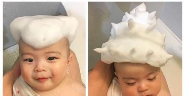 开心|奶爸为讨老婆开心，每天这样给娃“洗澡”，“萌娃”爆红网络