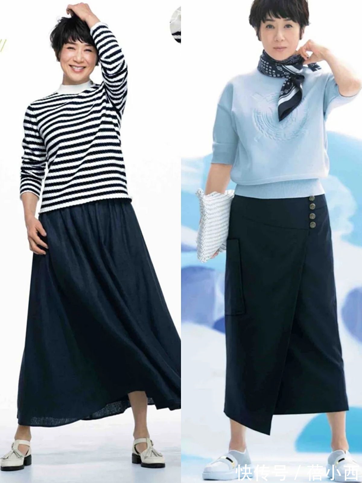 裙装|女人到了中年想要看上去有气质，尽量多穿半身裙，遮肉又优雅大方