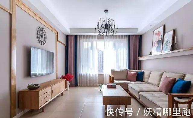 泡泡茶|127平美式风三居装修，不管是布局还是色彩搭配，都值得借鉴