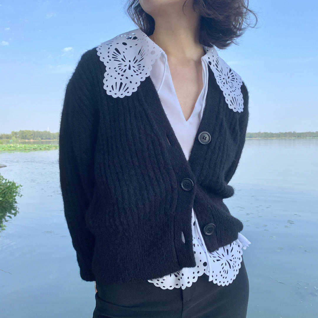 衬衫儿 谁能拒绝娃娃领衣服的魅力呐?用它做内衬,就是赢在起跑线上了