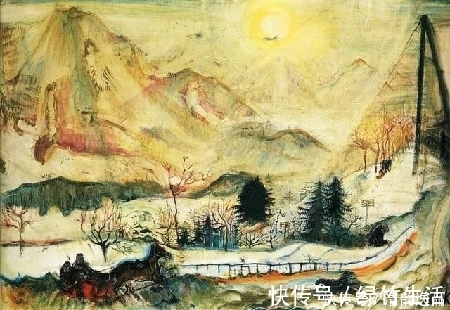 分离派|奥地利表现主义画家，奥斯卡·科柯施卡，油画作品欣赏