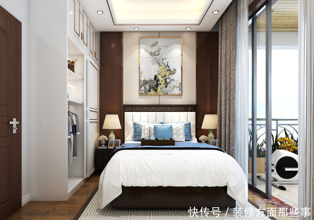 窗棂|108平新中式简约化来区分，屏风窗棂展现中式家居的层次之美