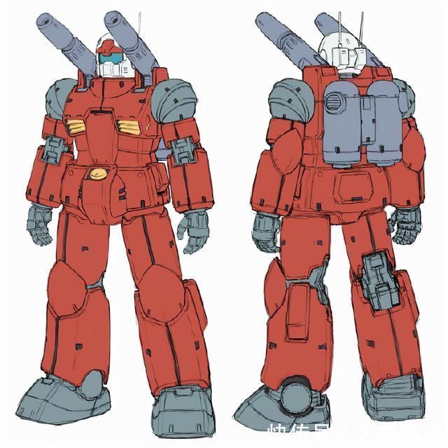 画稿|机动战士高达多种配色,78高达、钢加农、吉姆画稿