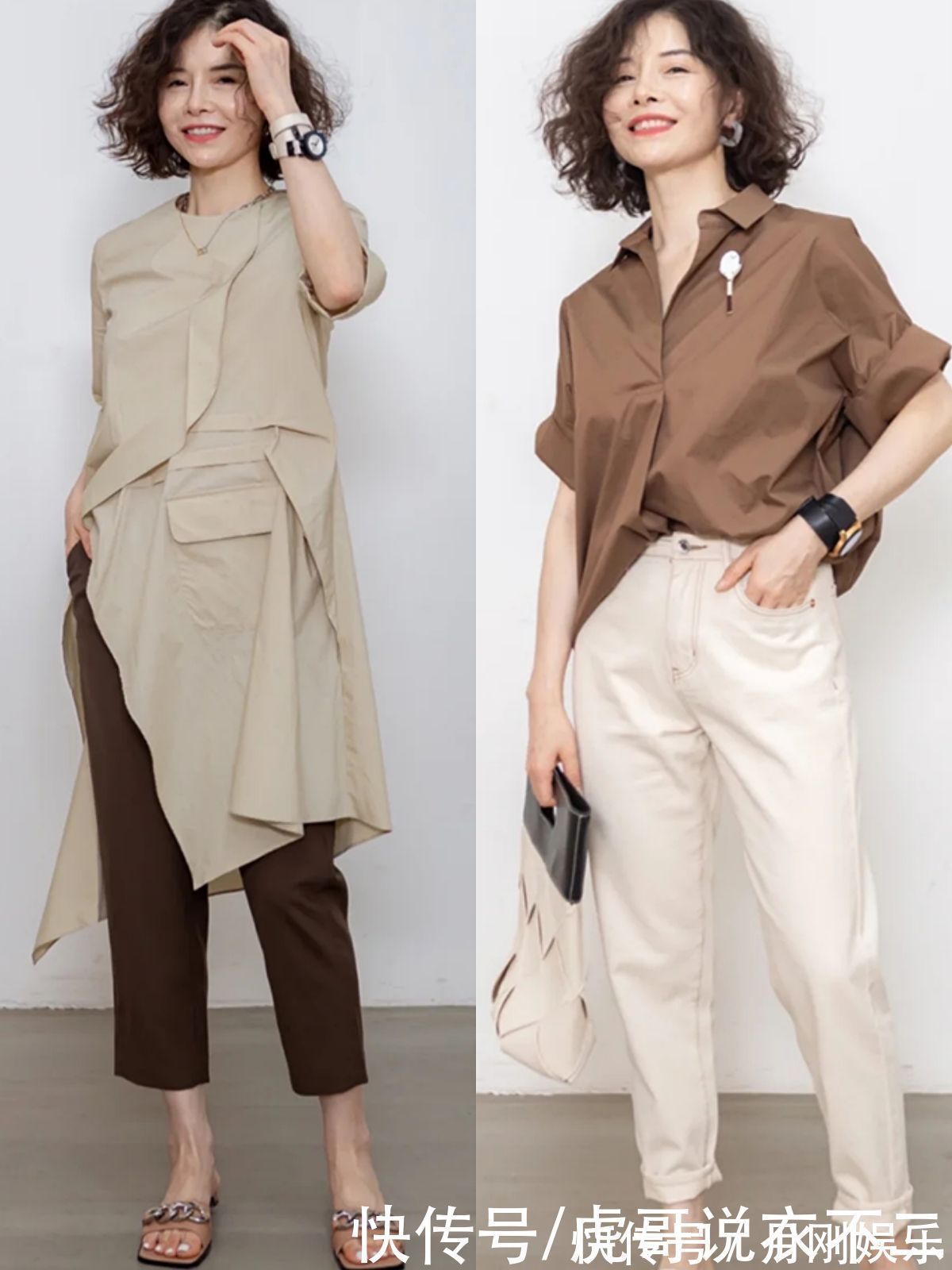 九分裤 优雅与年龄无关,学这位博主的衬衫搭配技巧,50岁依旧是时尚姐姐