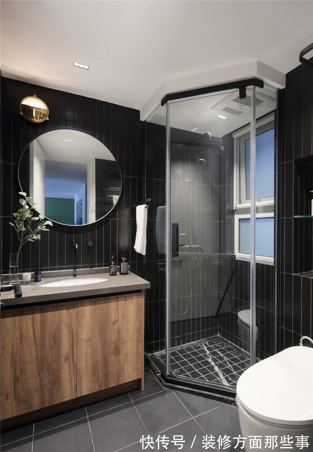 卧室|121平北欧风三居室,客厅没有电视,投影的幕布居然藏在吊顶里