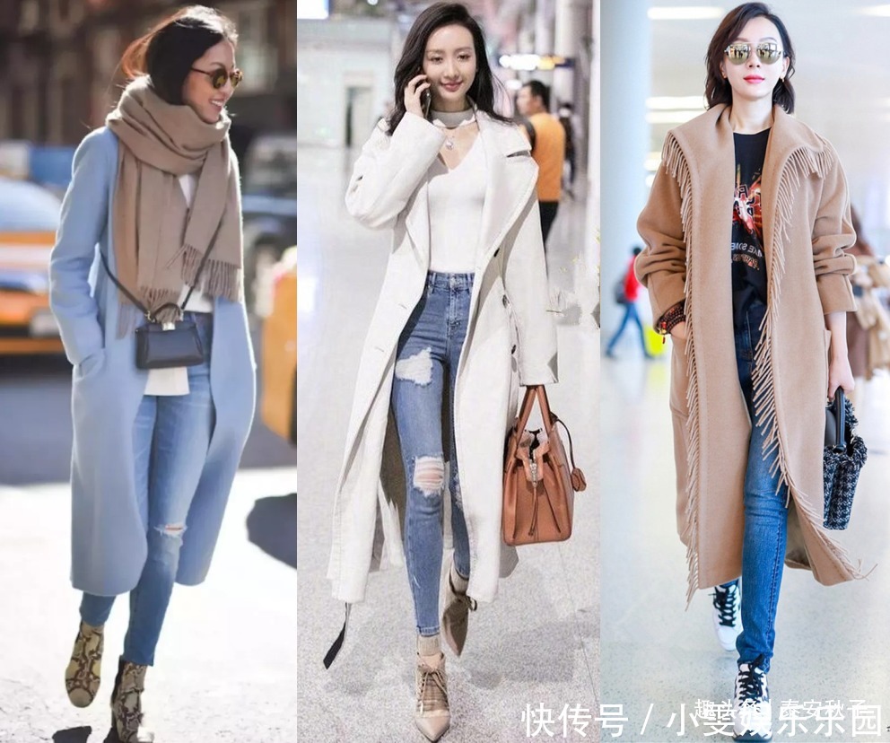 早冬火了一种穿搭，叫“大衣+短靴”！高级中加点复古的韵味