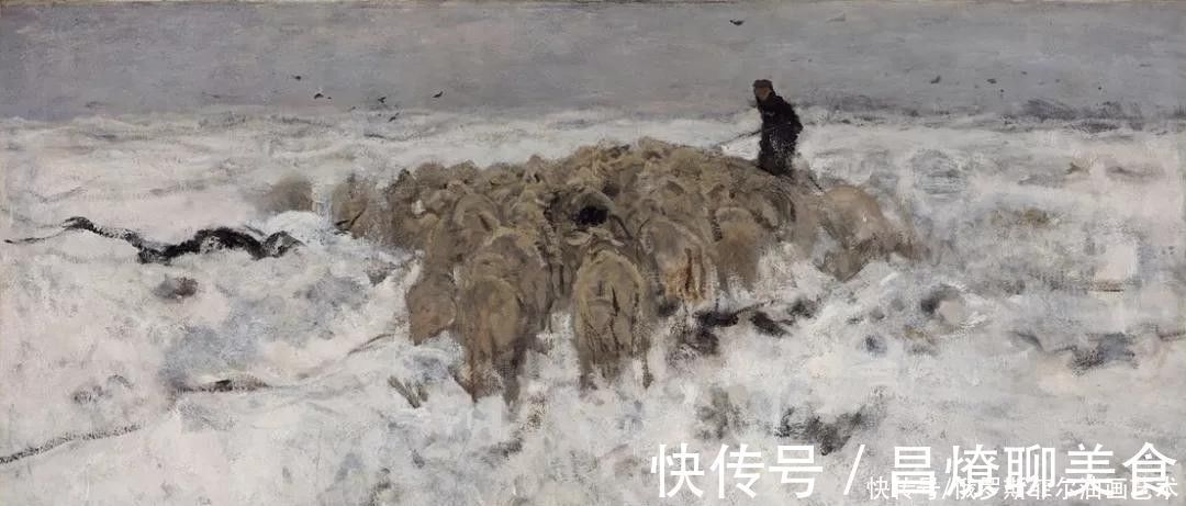 莫夫@荷兰画家，海牙画派的代表人物~梵高妹夫的风景油画作品欣赏