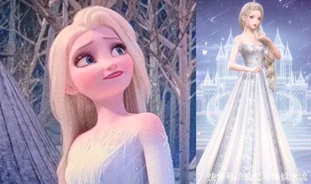 當迪士尼公主遇上閃耀暖暖,艾莎女王仙女本仙,花木蘭御姐范十足