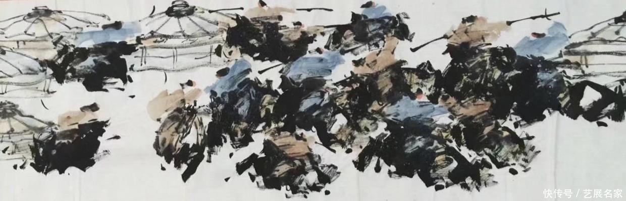 欣赏|【艺展中国】吴·斯日古楞绘画作品欣赏