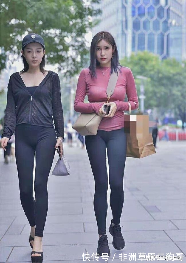 瑜伽|街拍瑜伽穿搭的小姐姐