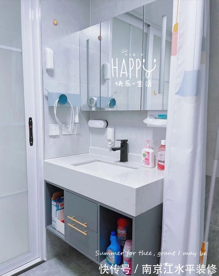 墙面|南京80平两室装修案例,业主的自我设计,简单实用是首位