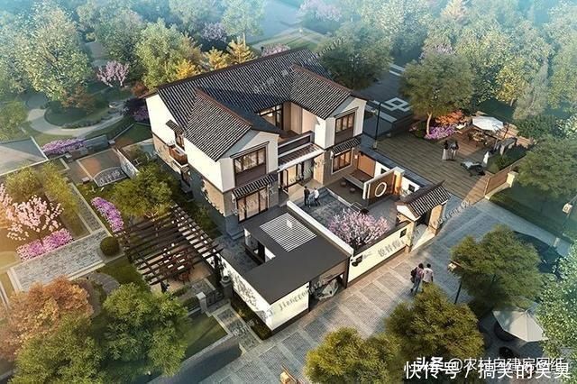 砖混|5款带院子的农村别墅,30年后,我想住在这样的房子里养老
