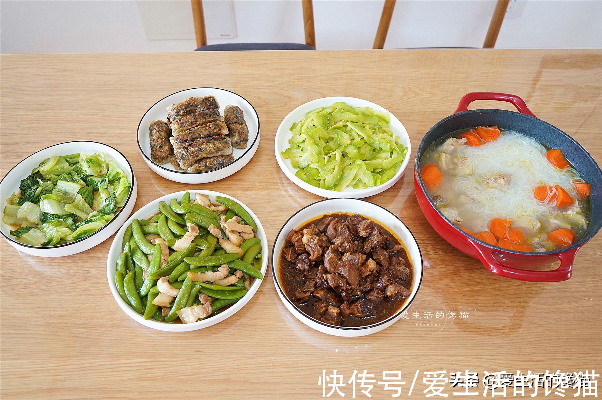 假期宅家，南宁一家5口的午餐，引网友羡慕不已：中国好老婆