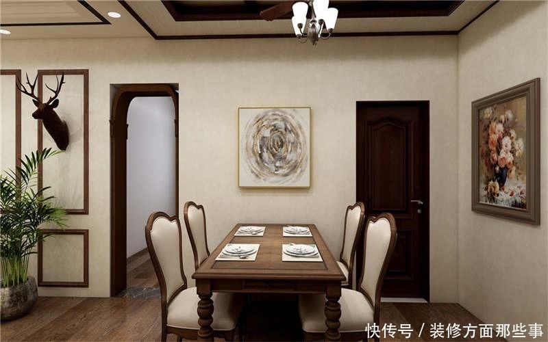 样板房|看113㎡美式装修风格样板房，大气的两居室，有品味又养眼！